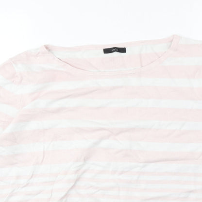 Womens UK Size 18 M&Co Pink Pullover Jumper
