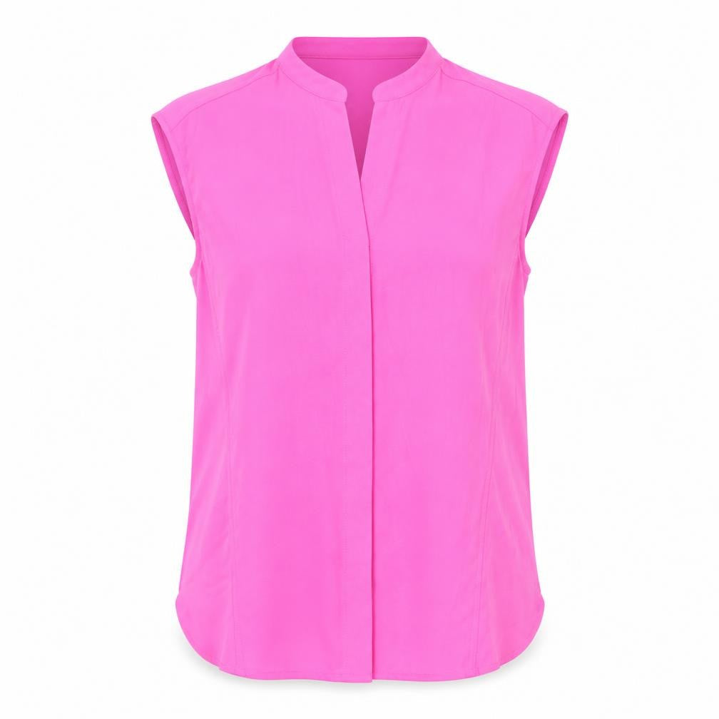 Womens UK Size 8 Warehouse Pink Basic Blouse