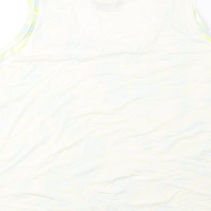 Womens UK Size 22 Marks and Spencer Yellow Basic Tank