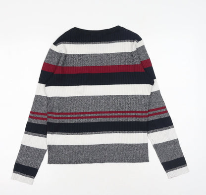 Womens UK Size L H&M Grey Pullover Jumper