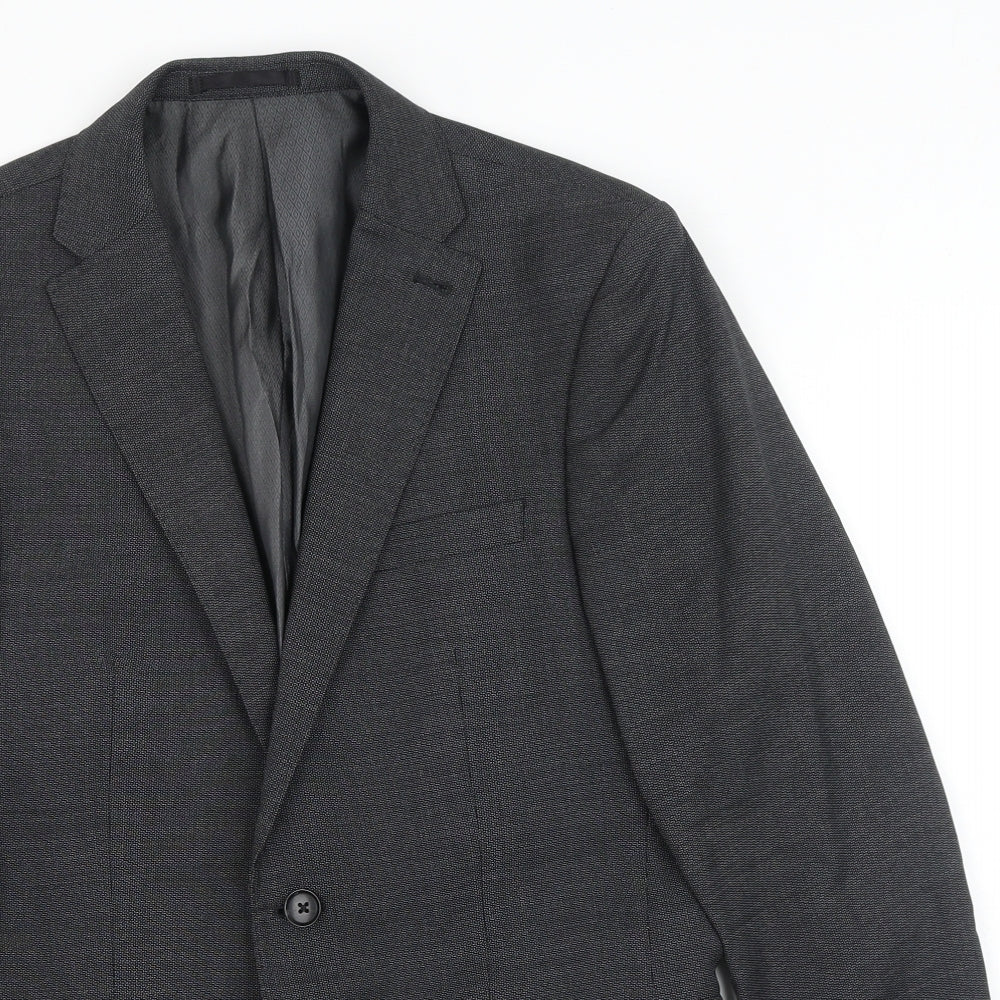 Mens UK Size 38 NEXT Regular Grey Suit Jacket
