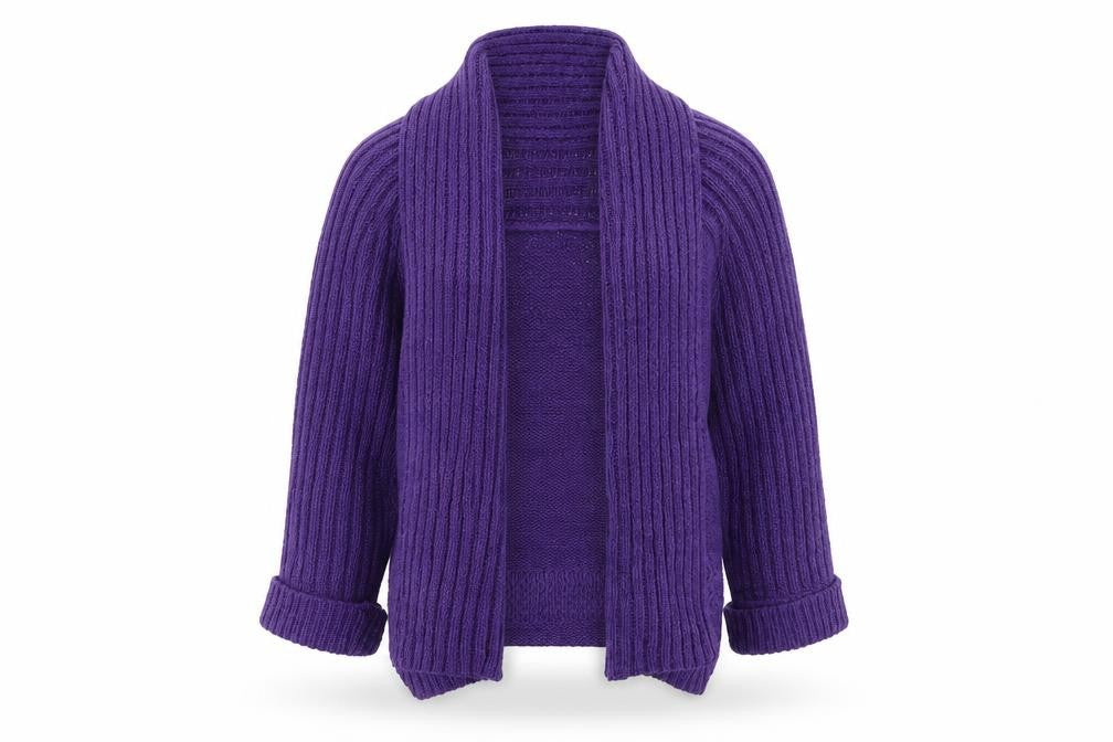 Womens UK Size 12 Marks and Spencer Purple Shrug Jumper