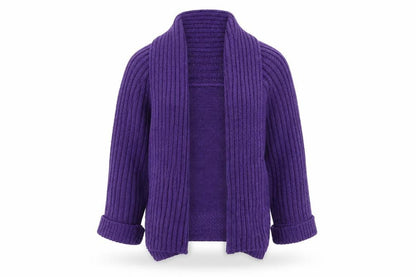 Womens UK Size 12 Marks and Spencer Purple Shrug Jumper