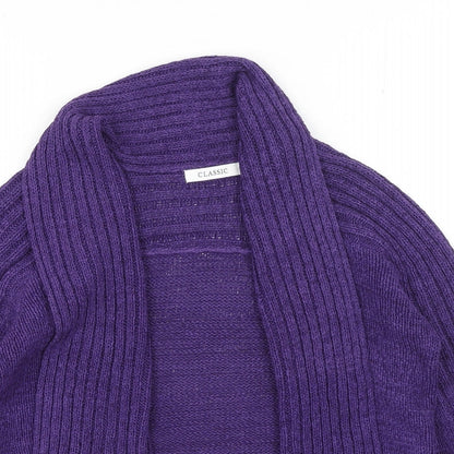 Womens UK Size 12 Marks and Spencer Purple Shrug Jumper