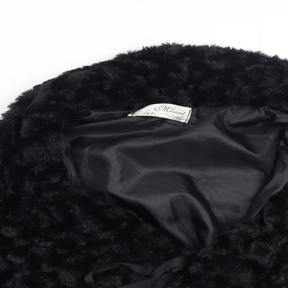 Mizumi Womens Black Jacket Blazer Size S Button
