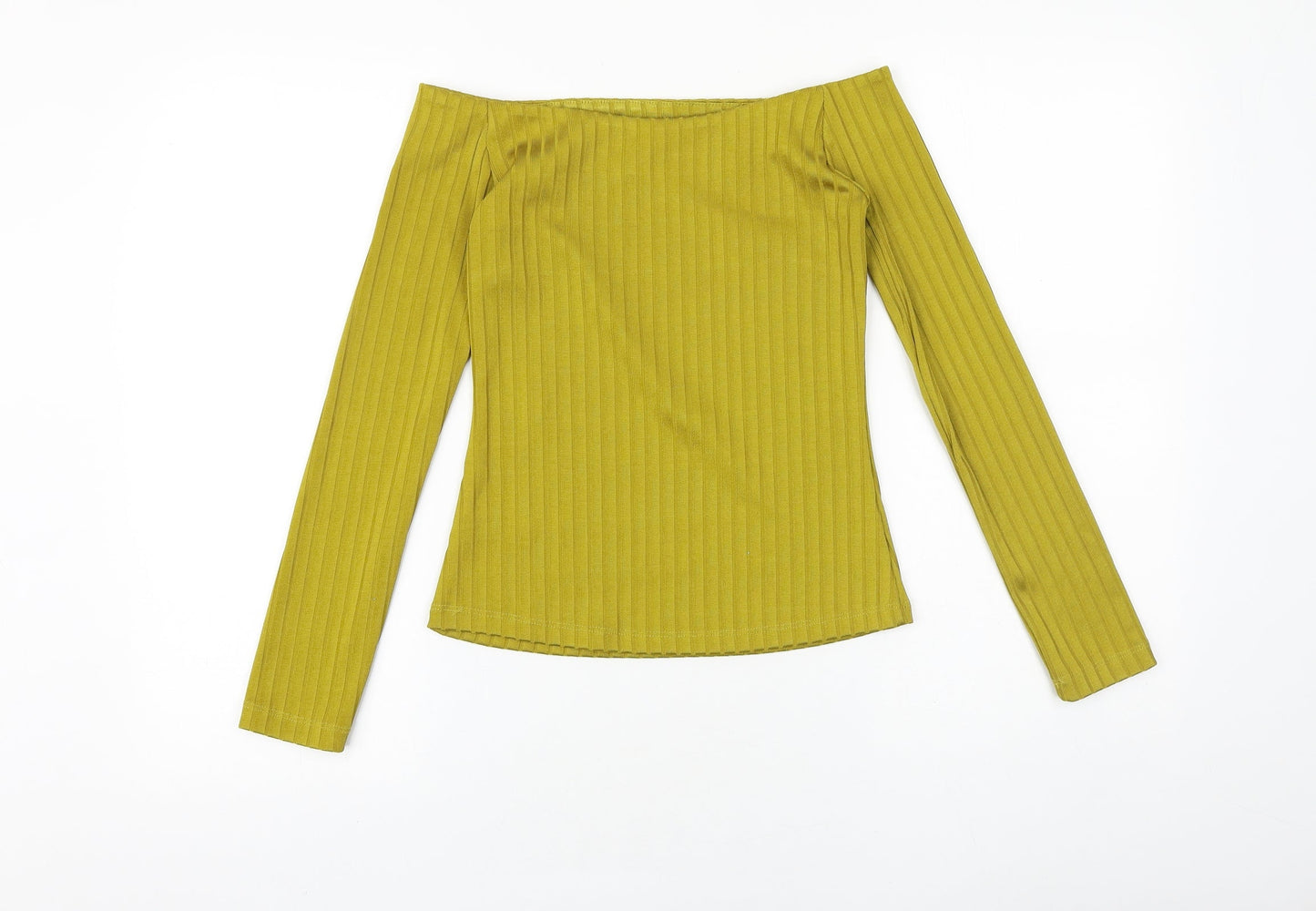 Womens UK Size 6 NEXT Gold Basic Blouse