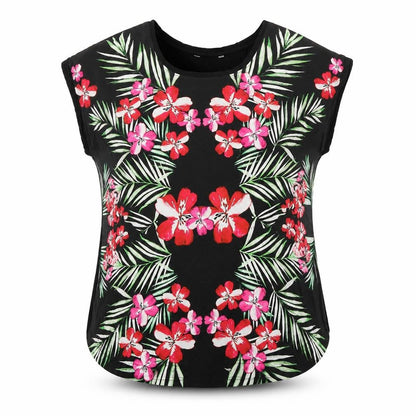 Womens UK Size 16 Peacocks Black Basic Blouse