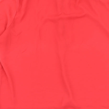 Primark Womens Purple Polyester Basic Blouse Size 14 V-Neck