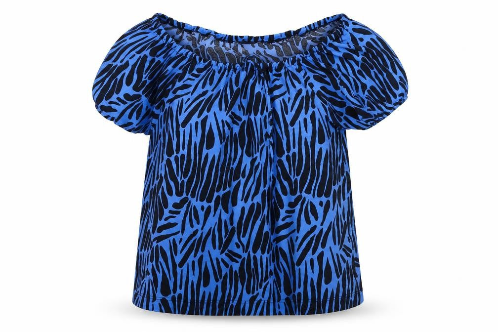 Womens UK Size 12 NEXT Blue Basic Blouse