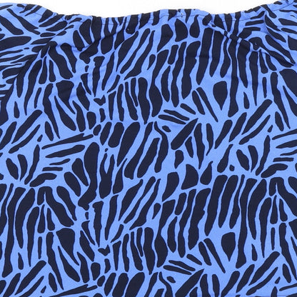 Womens UK Size 12 NEXT Blue Basic Blouse