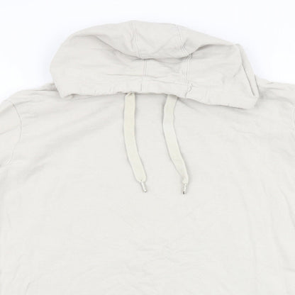 OTTOProducts Womens Beige Cotton Pullover Hoodie Size 24 Pullover - Be aware of our nature