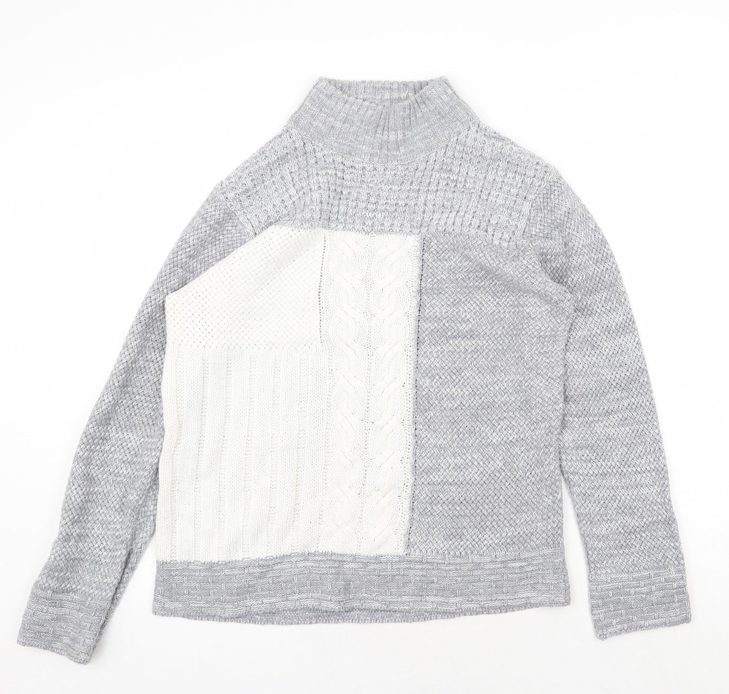 Womens UK Size L Damart Grey Pullover Jumper