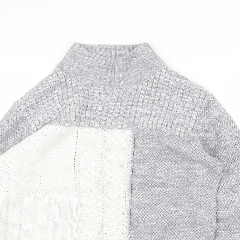 Womens UK Size L Damart Grey Pullover Jumper