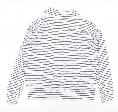 Womens UK Size XS Garfield & Marks White Pullover Jumper