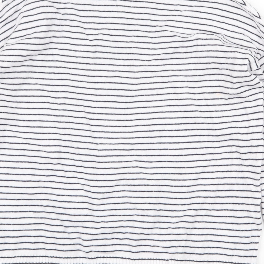 Womens UK Size XS Garfield & Marks White Pullover Jumper