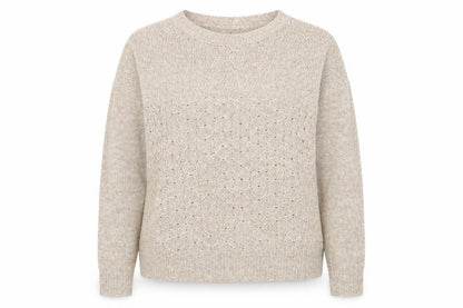 Womens UK Size XL Preworn Beige Pullover Jumper