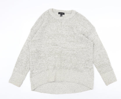 Womens UK Size M New Look Grey Pullover Jumper