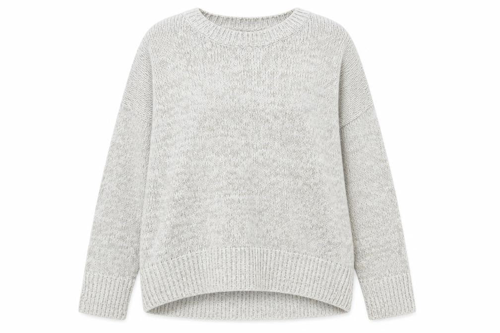 Womens UK Size M New Look Grey Pullover Jumper