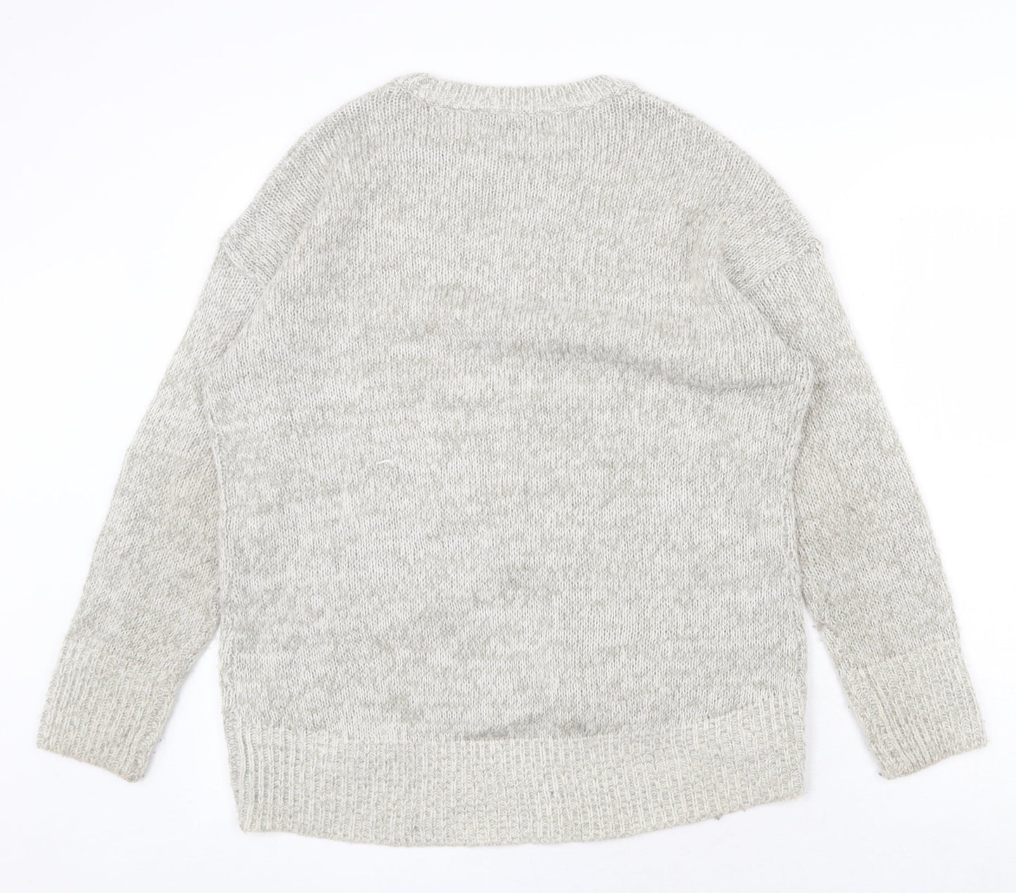 Womens UK Size M New Look Grey Pullover Jumper