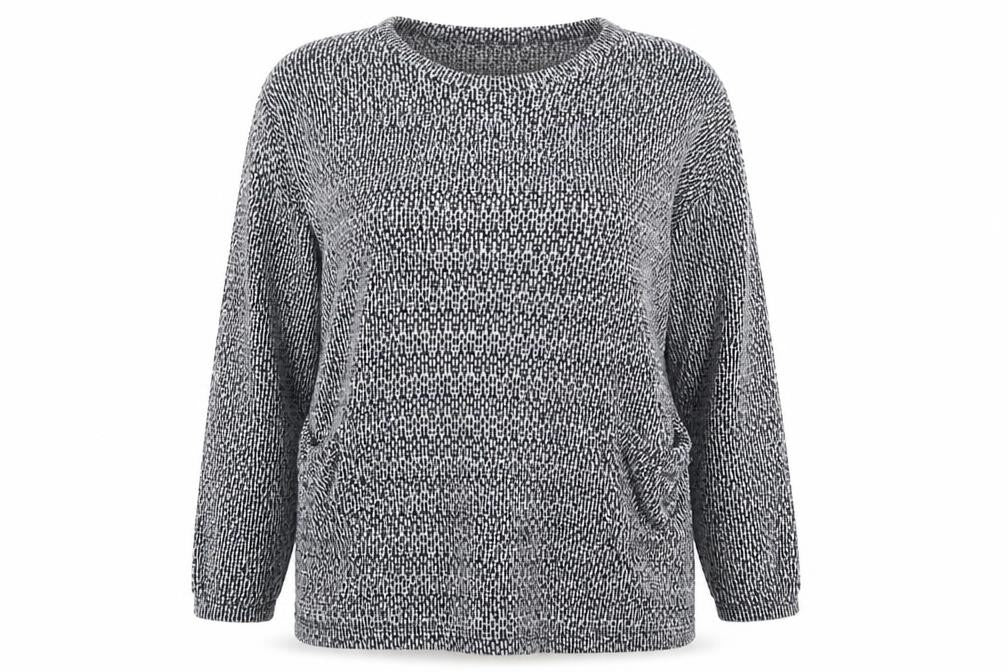 Womens UK Size XL Preworn Black Pullover Jumper
