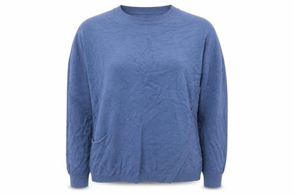 Womens UK Size L Preworn Blue Pullover Jumper