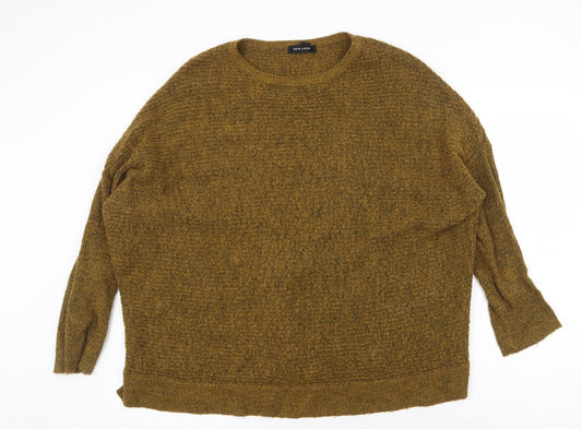 Womens UK Size S New Look Yellow Pullover Jumper