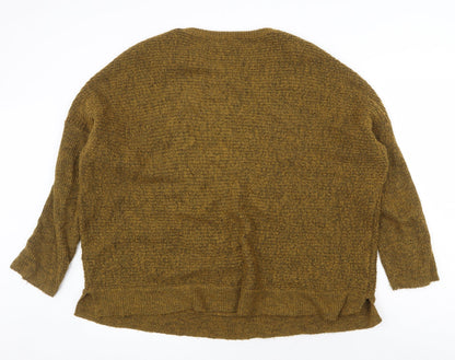 Womens UK Size S New Look Yellow Pullover Jumper