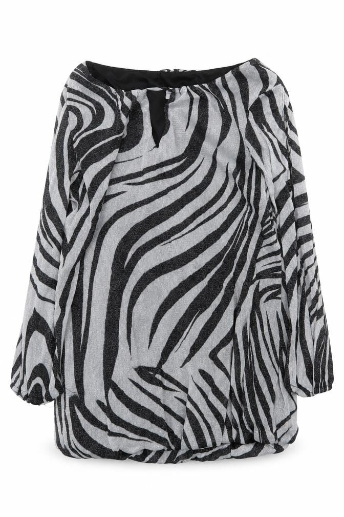 Womens UK Size 8 Preworn Silver Basic Blouse