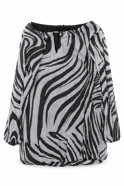 Womens UK Size 8 Preworn Silver Basic Blouse