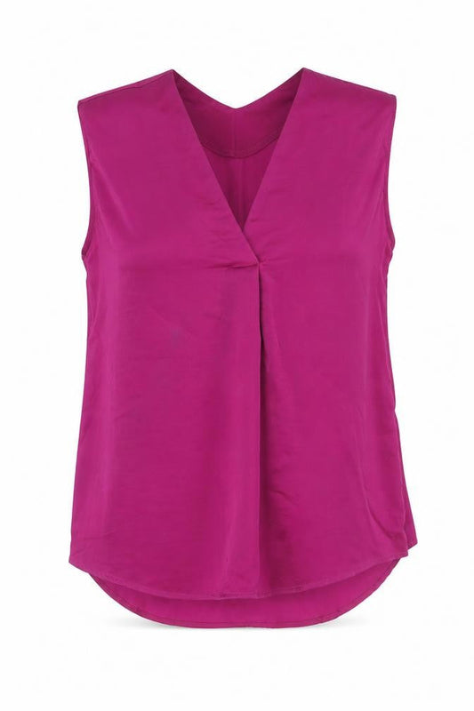 Womens UK Size 8 marks and Purple Basic Blouse