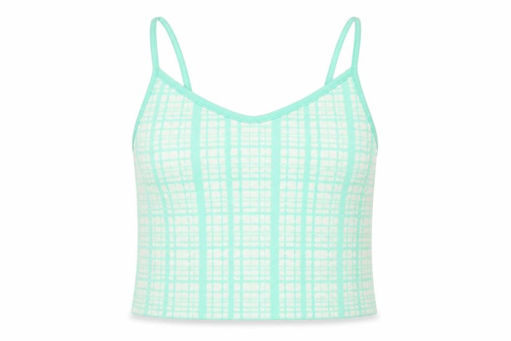 Womens UK Size S Primark Green Basic Tank