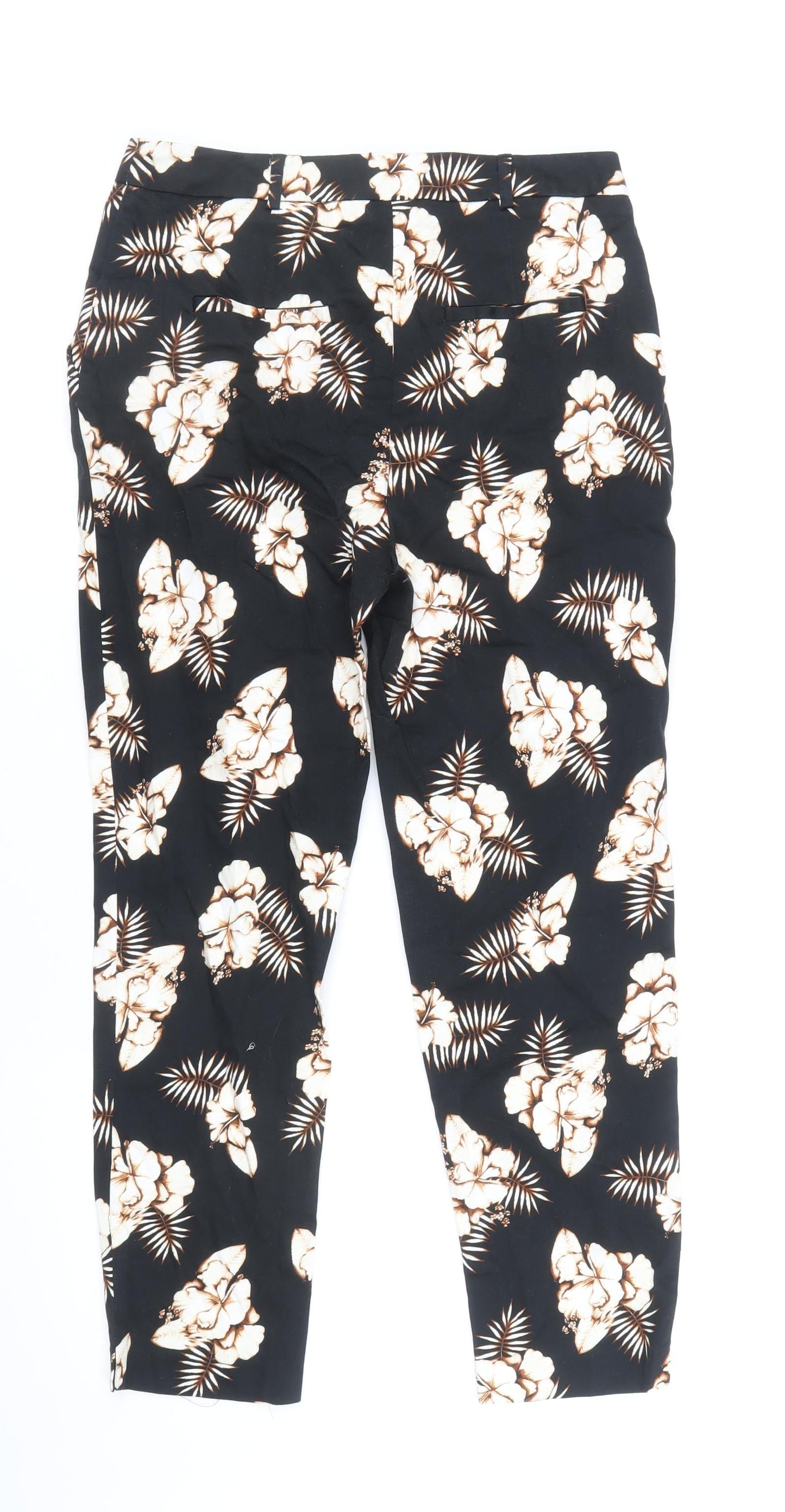 Womens UK Size 8 Dorothy Perkins Regular Fit  Black Trousers