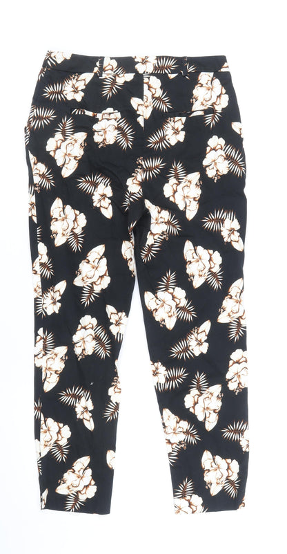Womens UK Size 8 Dorothy Perkins Regular Fit  Black Trousers