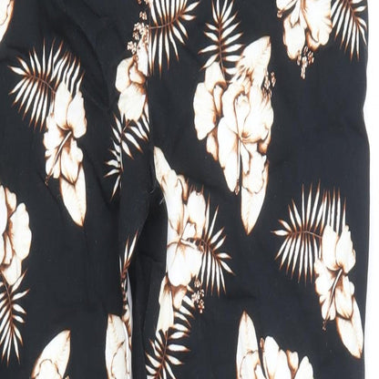Womens UK Size 8 Dorothy Perkins Regular Fit  Black Trousers