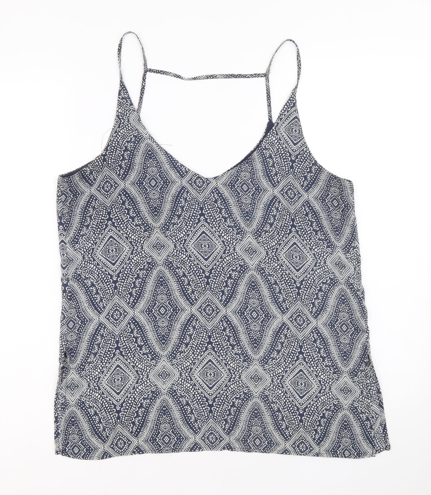 Womens UK Size 14 H&M Blue Camisole Tank