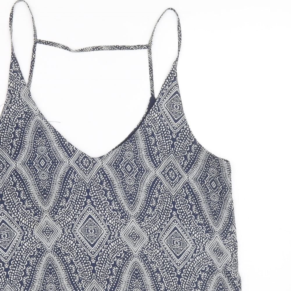 Womens UK Size 14 H&M Blue Camisole Tank