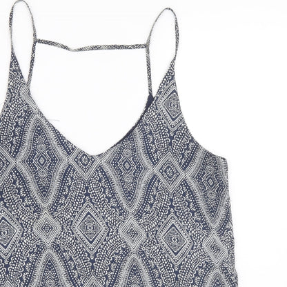 Womens UK Size 14 H&M Blue Camisole Tank