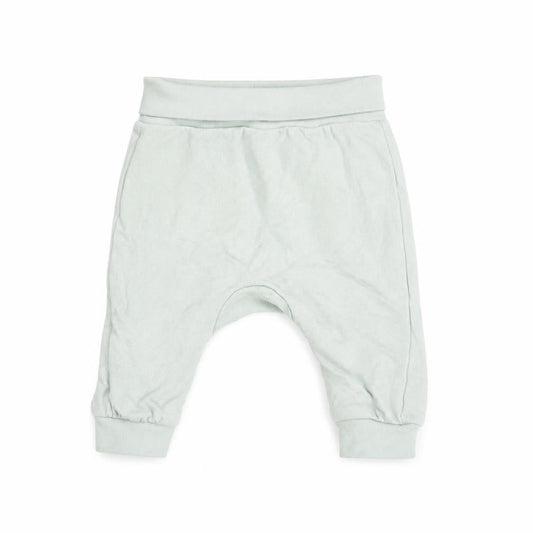 H&M Boys Blue 100% Cotton Jogger Trousers One Size Pullover