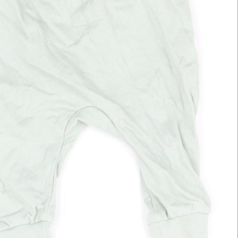 H&M Boys Blue 100% Cotton Jogger Trousers One Size Pullover