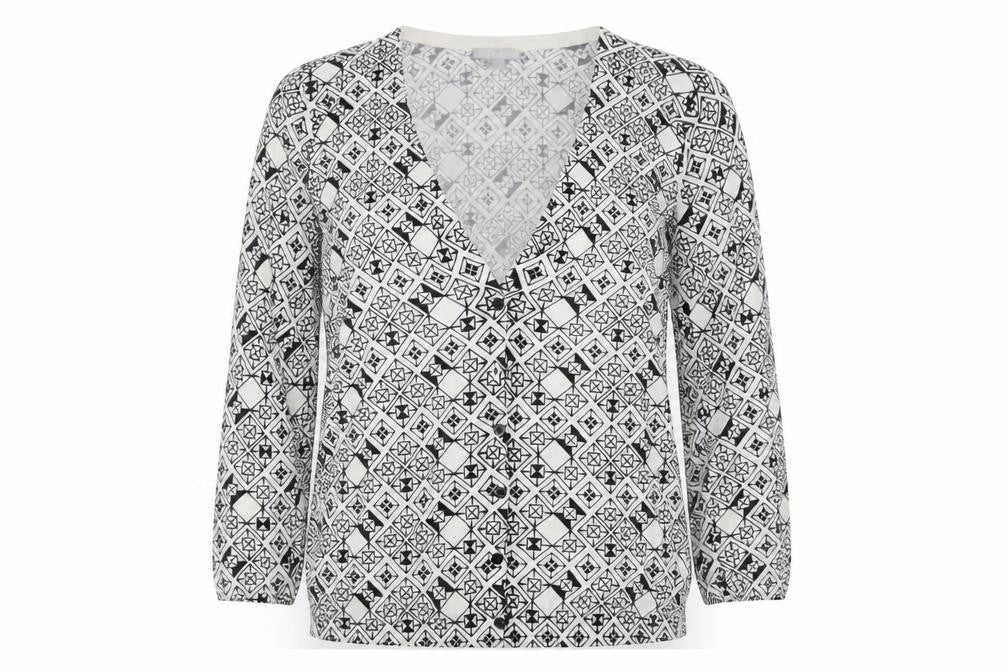 Womens UK Size M H&M Black Cardigan Jumper