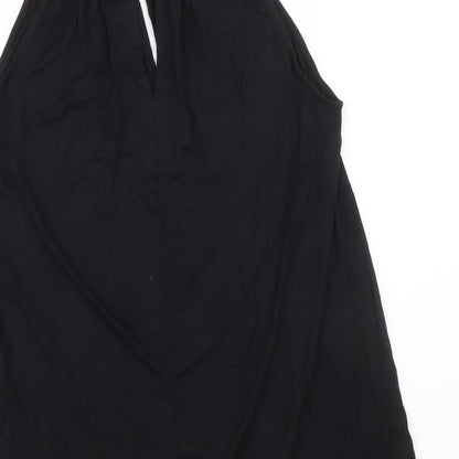 Womens UK Size M Cable & Gauge Black Basic Tank