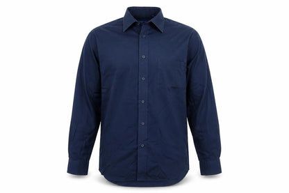 Mens UK Size 16.5 Peter England Blue  Button-Up Long Sleeve Casual Shirt