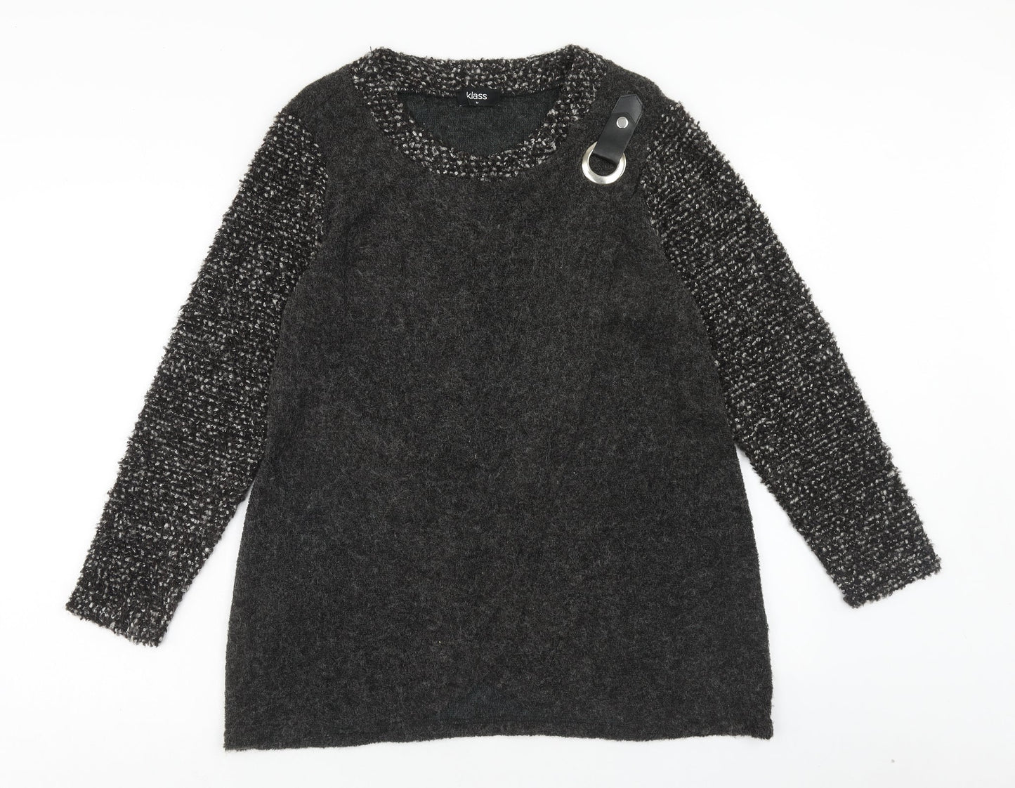 Womens UK Size M Klass Grey Pullover Jumper