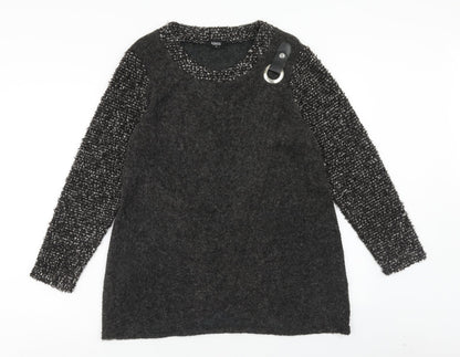 Womens UK Size M Klass Grey Pullover Jumper