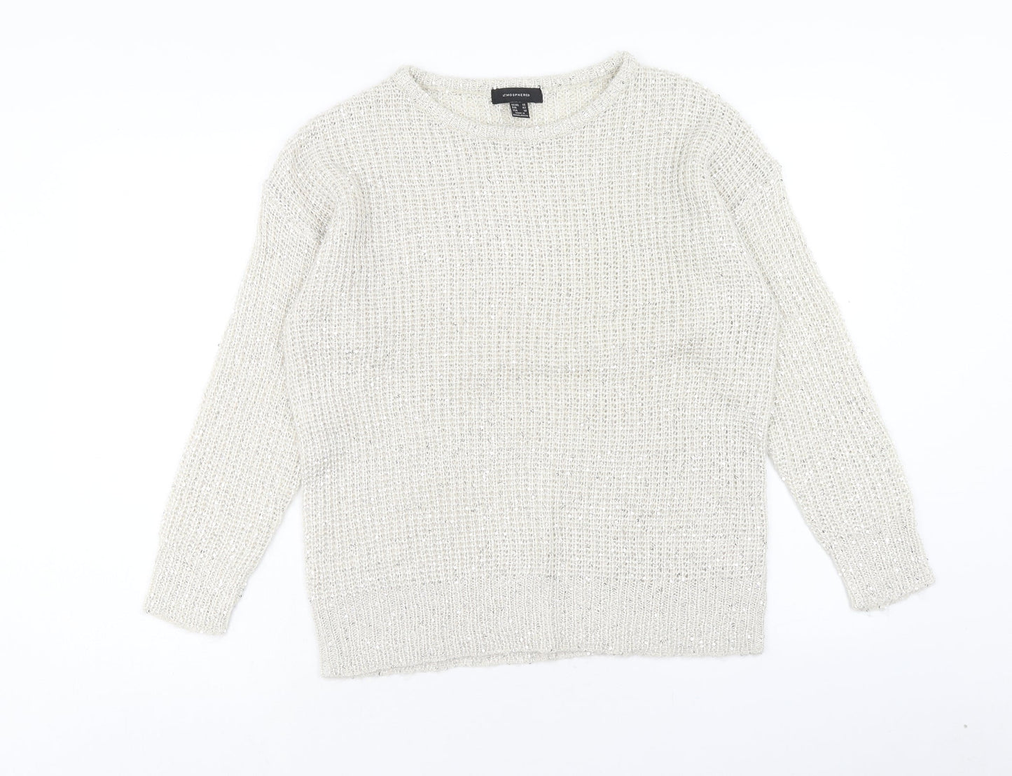 Womens UK Size 14 Atmosphere Beige Pullover Jumper