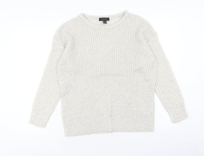 Womens UK Size 14 Atmosphere Beige Pullover Jumper