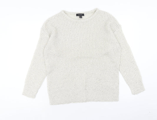 Womens UK Size 14 Atmosphere Beige Pullover Jumper