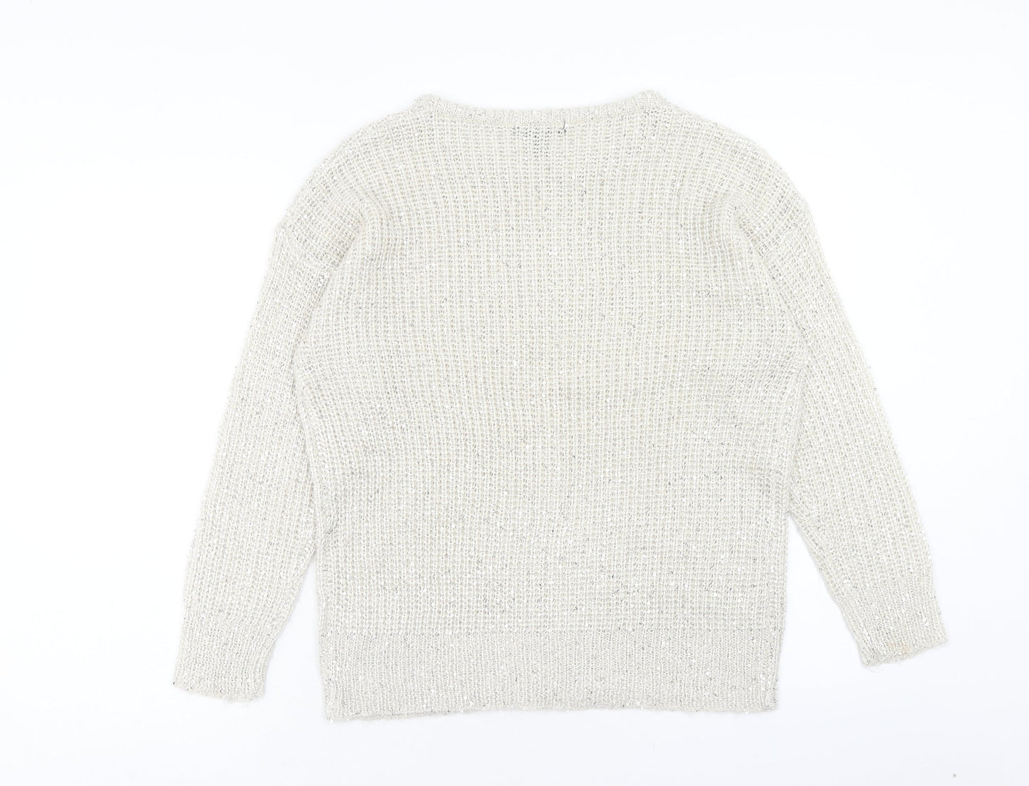 Womens UK Size 14 Atmosphere Beige Pullover Jumper