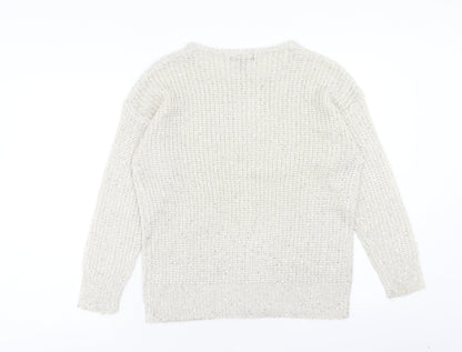 Womens UK Size 14 Atmosphere Beige Pullover Jumper
