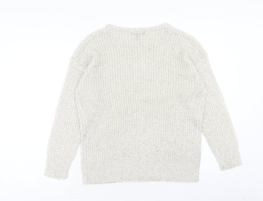 Womens UK Size 14 Atmosphere Beige Pullover Jumper